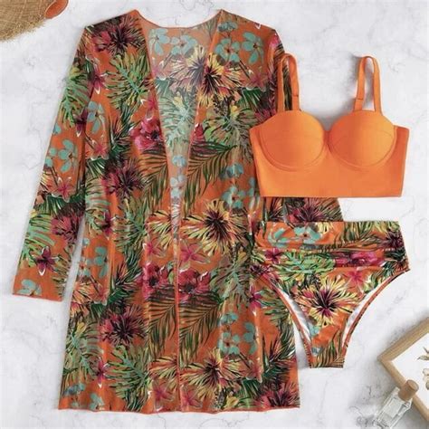 Pack Underwire Bikini High Waist Swimwear Women Push Up Swimsuit Biquini Backless Bathing