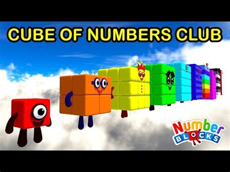 Numberblocks Cube Of Numbers Club Youtube