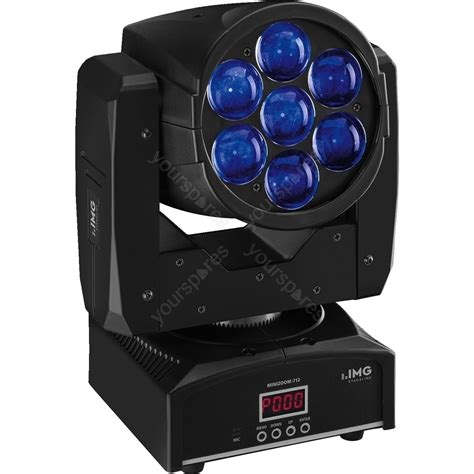 Moving Head Wash Zoom - Compact Led Moving Head MINIZOOM-712 by Ufixt