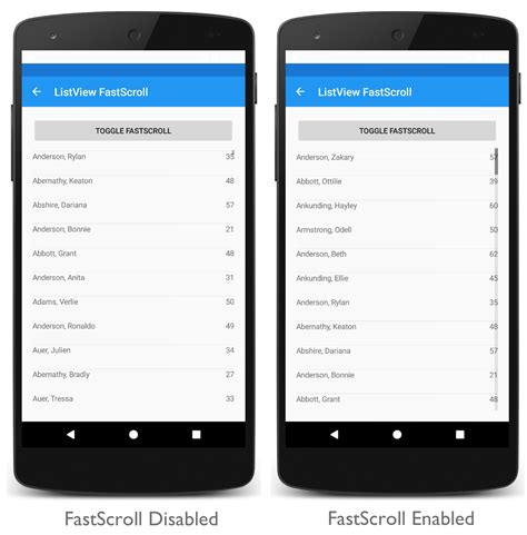 How To Customize Scrollbar Of Listview In Xamarin Android Stack