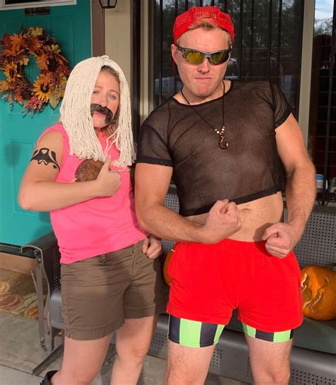 Halloween Couple Costume Ula And Doug Clever Halloween Costumes Couple Halloween Costumes