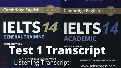 Cambridge IELTS 14 Listening Test 1 Transcript