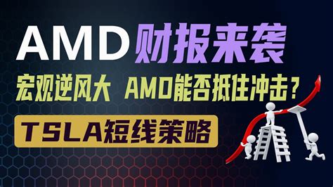 AMD财报来袭是起飞还是暴雷宏观逆风大AMD能否抵住冲击 特斯拉短线策略美股分析AMZN AAPL TSLA AMD YouTube