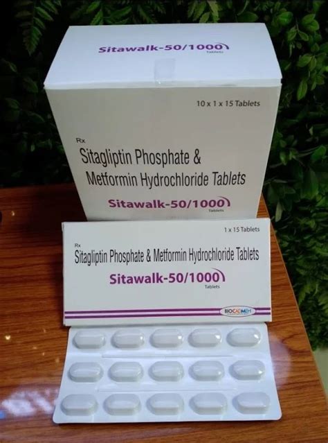 Sitagliptin Mg Metformin Mg Tab At Rs Box Pharmaceutical