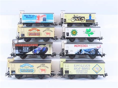 Märklin H0 Güterwagen 8x 2 achsiger gedeckter Catawiki