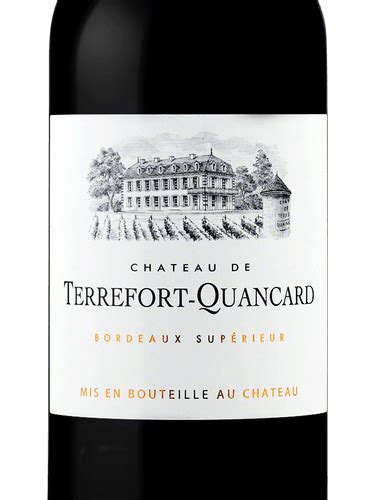 2018 Château de Terrefort Quancard Bordeaux Supérieur Vivino US