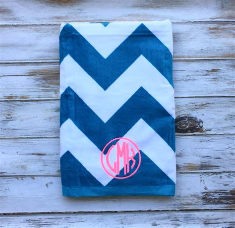 Monogrammed Beach Towels Monogram Beach towel by PoshBoutiqueGa