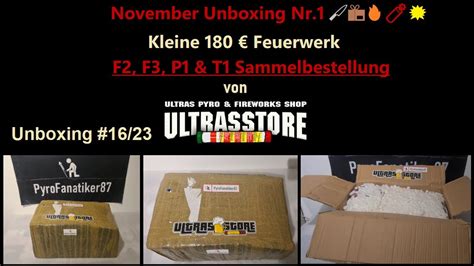 November Unboxing Nr Fette Kg Feuerwerk Bestellung Von