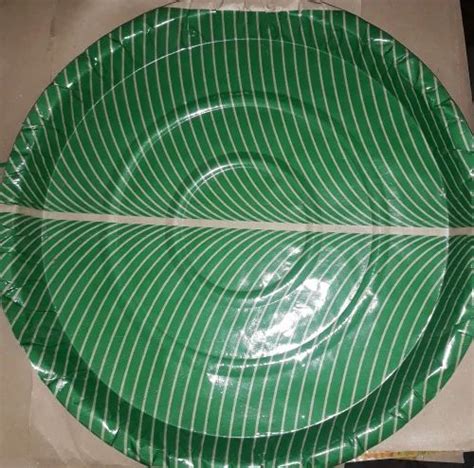 Green Paper Round Plate At Rs 3piece In Bengaluru Id 2849749515455