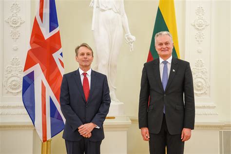 New British Ambassador Presents His Credentials To The President Of Lithuania Govuk