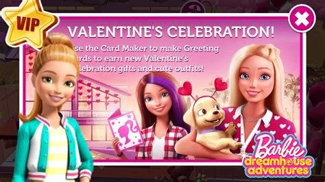 Barbie Dreamhouse Adventures NEW UPDATE VALENTINE THEME YouTube