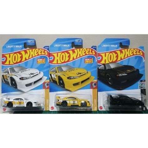 READY STOCK Hot Wheels Nissan 180SX Type Silvia S13 S15 LB Super Silhoutte Liberty Walk JDM