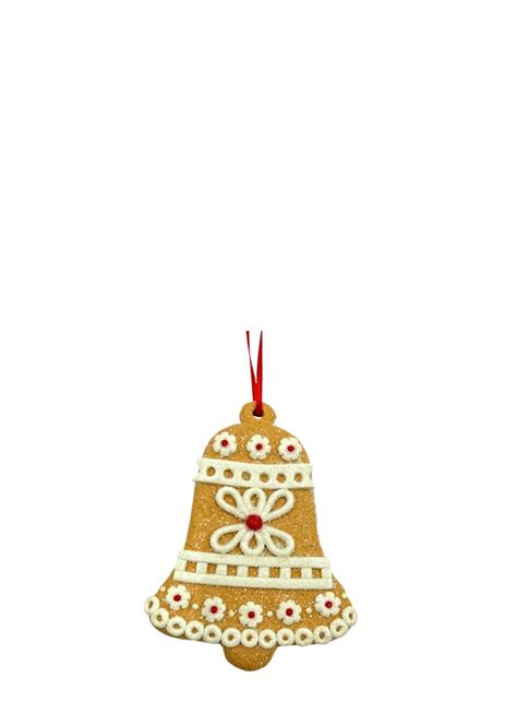 Tree Ornament Gingerbread Bell St Nicholas Christmas Cave