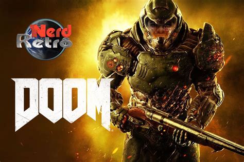 DOOM GAMEPLAY PTBR NERD RETRÔ PREVIEW Retro Nerd Desenhos