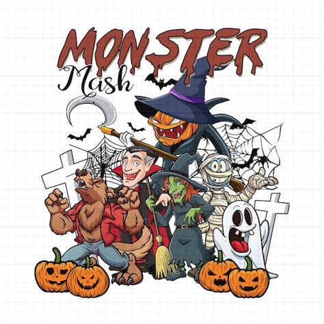 Monster Mash Png Etsy