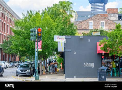 NEW ORLEANS LA USA JULY 2 2023 Corner Of Flamingo A Go Go