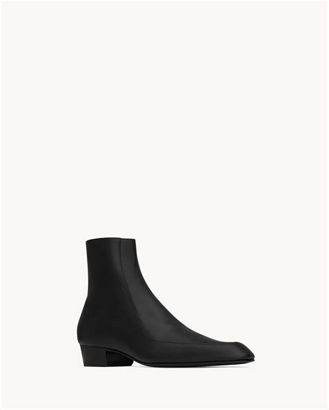 Augustin Stiefel Aus Glattleder Saint Laurent