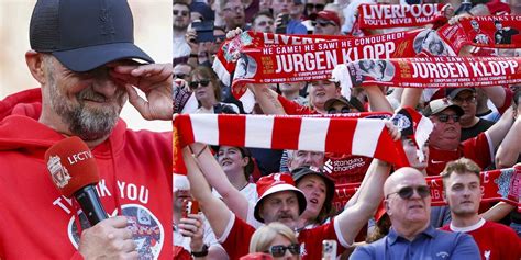 Video Jürgen Klopp así fue el emotivo homenaje en su despedida del