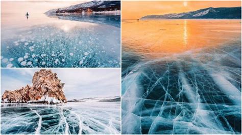 Russian Photographer Captures Stunning Images Of Frozen Lake Baikal