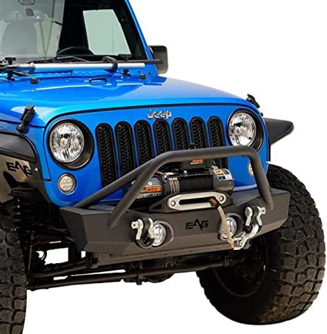 Amazon EAG Stubby Front Bumper Off Road With Winch Plate And Fog