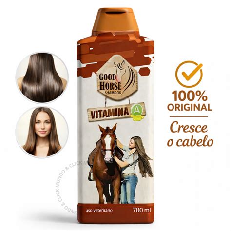 Vitamina D Cresce Cabelo - Shampoo de Cavalo Good Horse Vitamina A Crescimento Cresce Cabelo ...