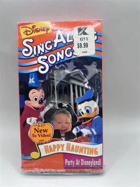 DISNEY SING ALONG Songs Happy Haunting Party At Disneyland VHS 1998 21