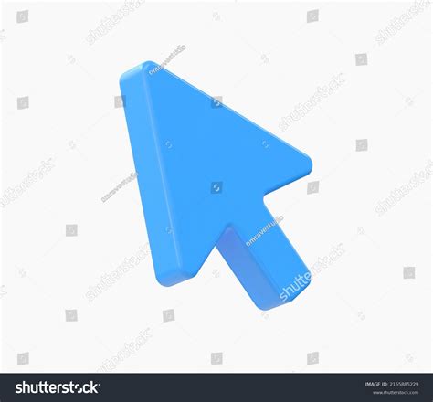 3d Realistic Mouse Cursor Vector Illustration Stock Vector Royalty