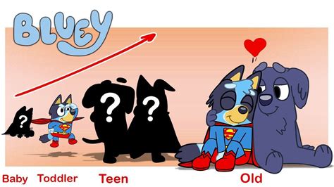 Bluey Heeler Growing Up Evolution 30 Minutes Star Wow Youtube