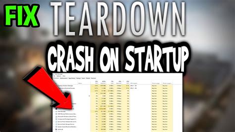 Teardown How To Fix Crash On Startup Complete Tutorial YouTube