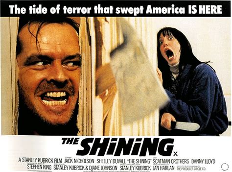 Hd Wallpaper Classic Dark Film Horror Movie Poster Shining