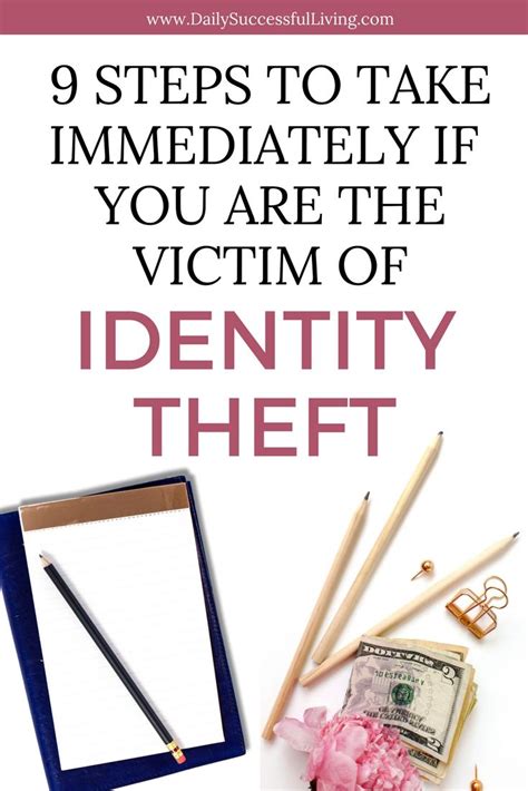 Stolen Identity 9 Steps To Take Immediately When You Are The Victim Of Identity Theft Stolen