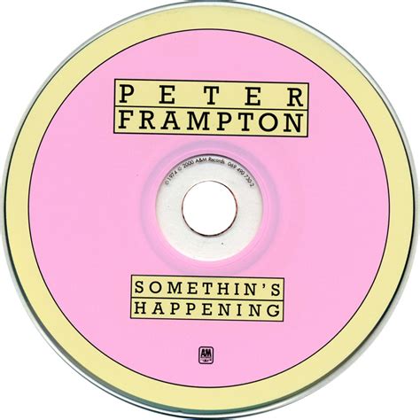 Car Tula Cd De Peter Frampton Somethin S Happening Portada