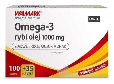 WALMARK Omega 3 rybí olej FORTE Schneider lekáreň