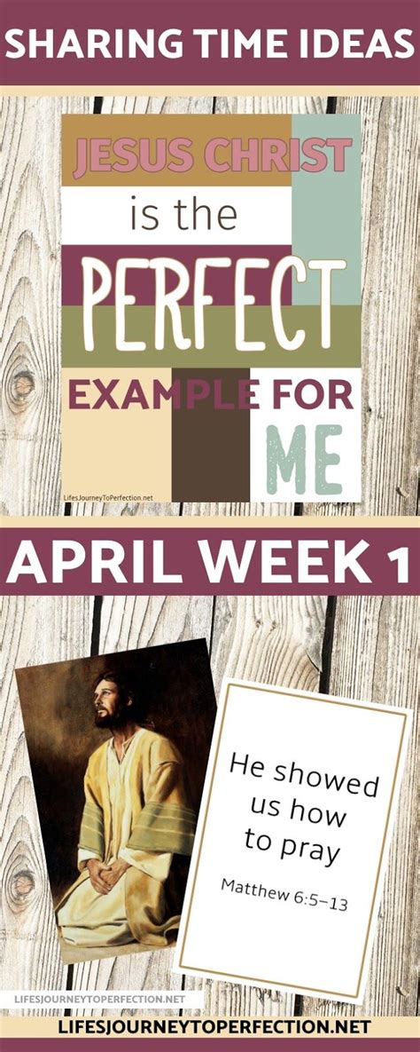 2017 Lds Sharing Time Ideas For April Week 1 Jesus Christ Is The