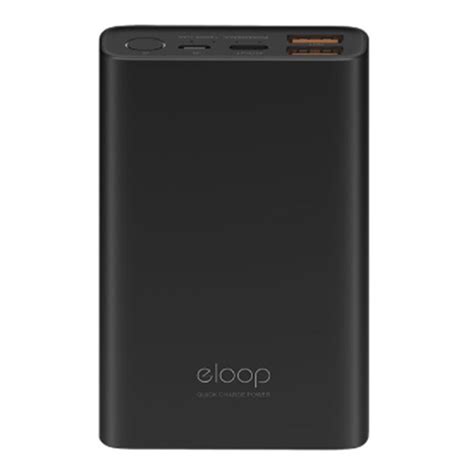 Power Bank Eloop E Mah Black