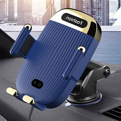 Cargador Inal Mbrico De Carga R Pida Para Coche Soporte De Tel Fono