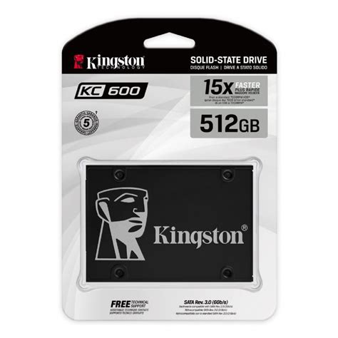 Kingston SSD 512 GB KC600 SKC600/512G | QuickHard