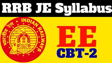 Rrb Je Syllabus Electrical Engineering Pdf Rrb Je Electrical