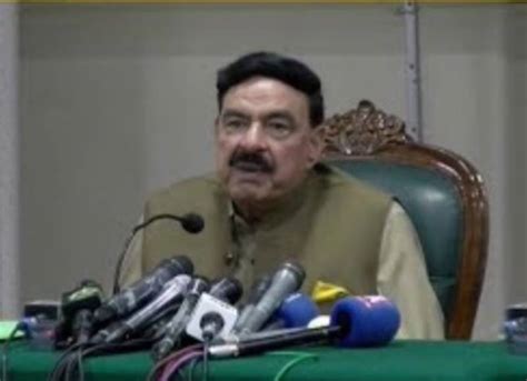 Sh Rasheed Blasts India For Baseless Allegations Of Infiltration