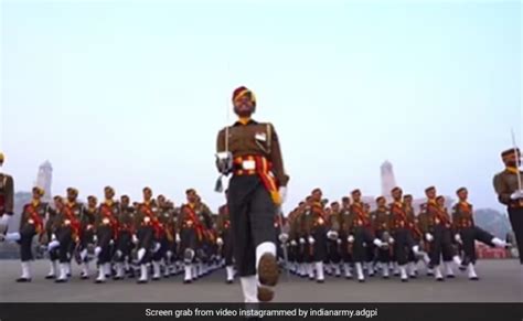 Indian Army Shares Video Of Army Personnel Practicing For Republic Day ...