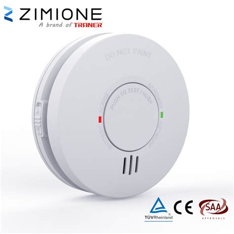 CE En14604 AC Power Supplied Photoelectric Smoke Detector With TUV