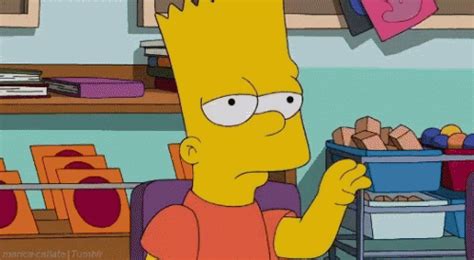 Simpsons Bart Simpsons Bart Meh Discover Share Gifs