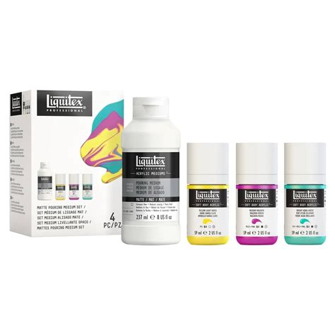 Liquitex Matte Pouring Medium Soft Body Acrylic Set Jerry S Artarama