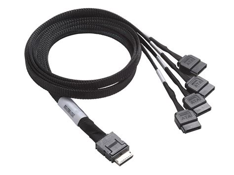 mini-itx.com: Oculink to 4x SATA cable cable