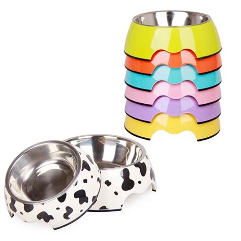 Pet Products High Quality Melamine Dog Bowls Stainless Steel Cat Food