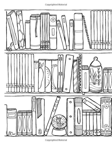 Blank Bookshelf Printable