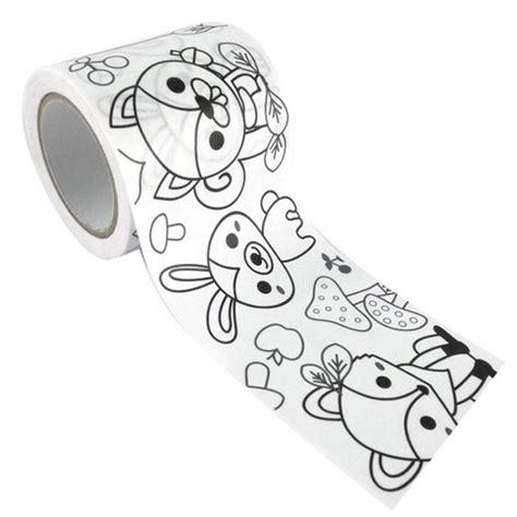 Masking Tape Large Colorier Animaux De La For T Cm X M