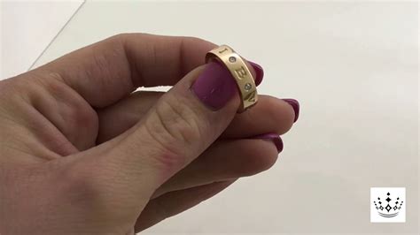 Anello Bulgari A Fascia In Oro Rosa E Diamanti Collezione Bvlgari