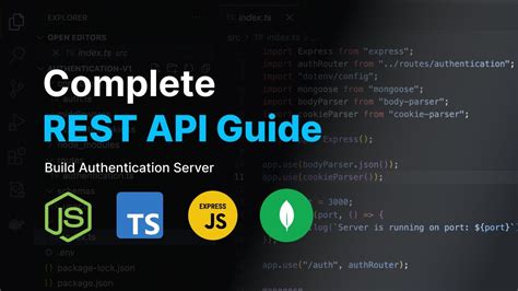 Complete Guide To Build REST APIs For Authentication From Scratch Using