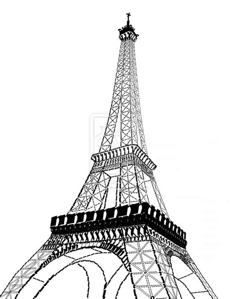 Eiffel Tower Drawing Sketch at PaintingValley.com | Explore collection ...